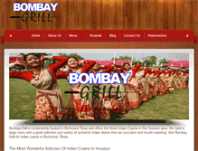 Tablet Screenshot of bombaygrilltx.com